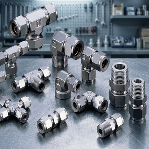 Premium Stainless Steel 904L Compression <b>Tube</b> Fittings Corrosion <b>Resistant</b> Industrial Connectors for Instrumentation Hydraulic - Product Image 2
