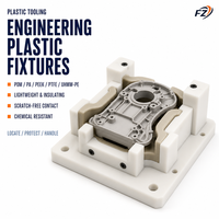 Service d'usinage CNC pour supports et gabarits en plastique technique sur mesure, pour un assemblage sans marquage et un positionnement de précision