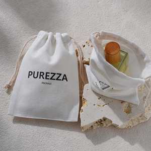 Pochette en coton noir avec cordon de serrage pour cartes de tarot, parfums et cadeaux, impression de logo personnalisée, sac anti-poussière réutilisable en mousseline de coton - Product Image 6