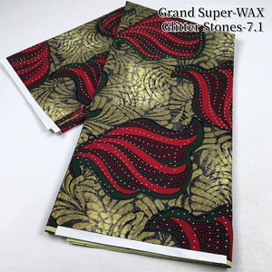 Nouveau produit : Tissu africain imprimé hollandais, super imprimé, <span class=keywords><strong>en</strong></span> cristal, pour confection de vêtements Ankara, <span class=keywords><strong>pagne</strong></span>, sacs et <span class=keywords><strong>robes</strong></span> - Product Image 5