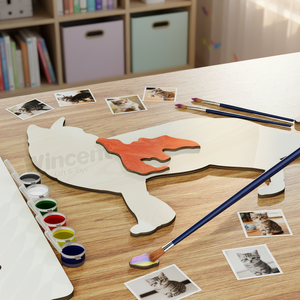 Rompecabezas de Madera Wincent con Animales de Dibujos Animados, Juguete Educativo Temprano Montessori, Juego de Mesa de Rompecabezas DIY para Niños y Niñas - Product Image 4