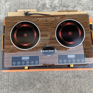 Cucina per uso domestico multifunzione a 2 fuochi manopola Touch comandi a doppia induzione fornelli elettrici - Product Image 2