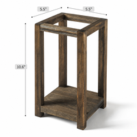 Lanterne de mariage rustique en bois, support de bougie vintage pour centre de table, décoration de ferme, cadeaux