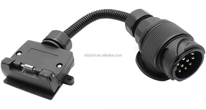 Adaptador de <span class=keywords><strong>remolque</strong></span> Euro <span class=keywords><strong>13</strong></span> Pin Enchufe redondo grande <span class=keywords><strong>a</strong></span> australiano <span class=keywords><strong>7</strong></span> Pin Cable de enchufe plano <span class=keywords><strong>Conector</strong></span> de enchufe redondo de <span class=keywords><strong>13</strong></span> vías - Product Image 2