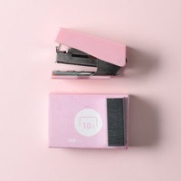 Lidemei Creative Mini Stapler Manuelle Leistung Kleine Bürobedarf Kunststoff hefter zum Binden