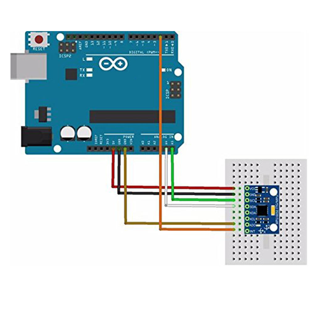 ARCELI 5x Modulo GY-521 MPU-6050 - Giroscopio E Accelerometro 3 Assi Per Arduino E Raspberry, Ideale Per Giochi Motion, Navigazione E Monitoraggio Posturale - Foto 8