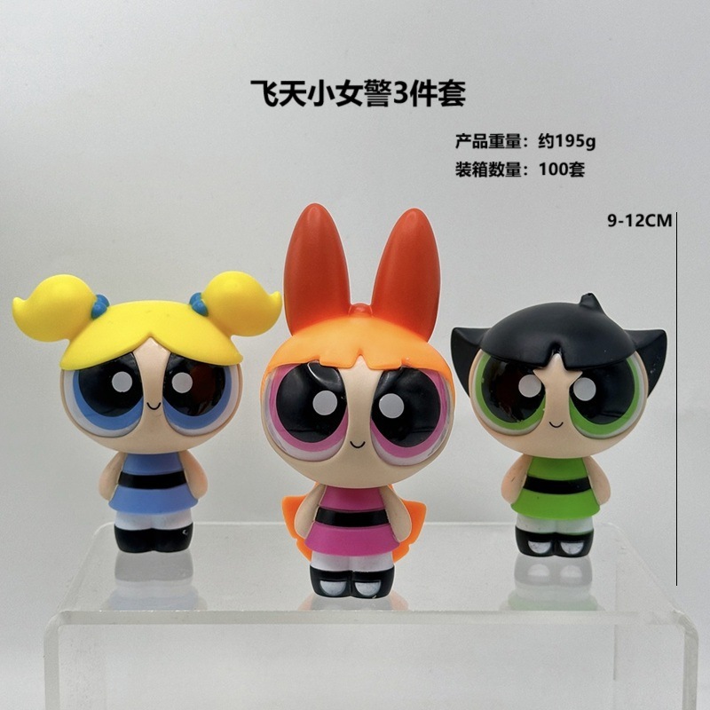 Le Powerpuff Girls si fanno le mani in gruppi di 3.