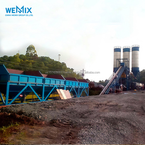 เครื่องผสมคอนกรีตสายพานลำเลียงสำหรับโรงงานแบทชิ่งคอนกรีต HZS60เครื่องผสมคอนกรีตสายพานลำเลียงคอนกรีต - Product Image 1