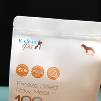Sacs d'emballage pour aliments pour animaux de compagnie, qualité alimentaire, étanches à l'humidité, avec fermeture éclair, impression personnalisée, sucre et gelée, 100g