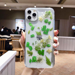 Cover posteriore della cassa del telefono in TPU trasparente Real Flower per iPhone <span class=keywords><strong>11</strong></span> 12 13 14 15 <span class=keywords><strong>Pro</strong></span> Max <span class=keywords><strong>Apple</strong></span> custodie trasparenti per telefoni - Product Image 6