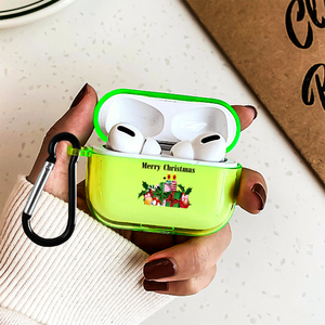 Cubierta de teléfono de PC a prueba de golpes suave impresa en 3D de Navidad de lujo para AirPods Pro 2 Protección transparente con embalaje de muestra gratis - Product Image 4