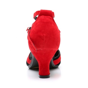 Nouveau <span class=keywords><strong>DY10</strong></span> Tout Compris Creux Bout Creux Daim Salle De Bal Dames Chaussures De Danse Latine - Product Image 2