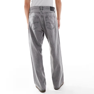 <span class=keywords><strong>Jeans</strong></span> da <span class=keywords><strong>Uomo</strong></span> 2026 di Tendenza, Casual, Larghi, <span class=keywords><strong>Grigio</strong></span> Lavato Effetto Neve, Essenziali per Ogni Giorno, a Vita Alta e Gamba Dritta - Product Image 3