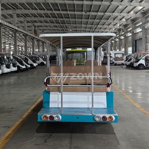 Mini bus touristique électrique 14 places à énergie solaire/batterie pour hôpital/zoo/visites <span class=keywords><strong>de</strong></span> nuit Navette fermée Voiture <span class=keywords><strong>de</strong></span> tourisme - Product Image 6