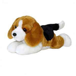 Brown & Black <span class=keywords><strong>Beagle</strong></span> Dog Thú nhồi bông đồ chơi nằm sang trọng với PP bông Điền - Product Image 1