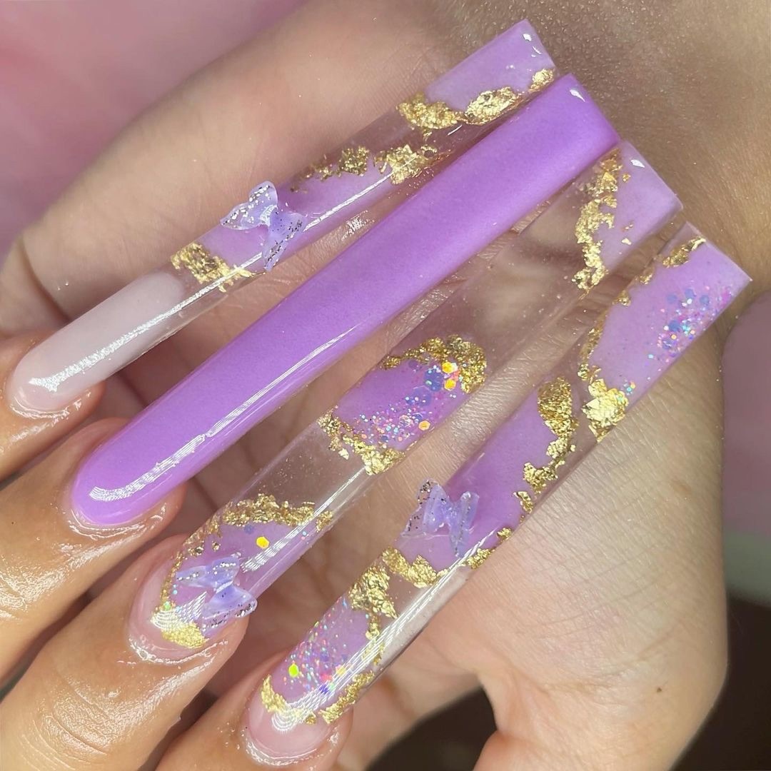 Butterfly Wings 3D Embellished Nails