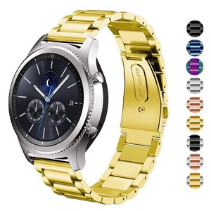 Correa de acero inoxidable de 20mm y 22mm para Samsung Galaxy Watch 7/6/5 <span class=keywords><strong>Pro</strong></span>/4/<span class=keywords><strong>Classic</strong></span> Metal Link Bracelet para <span class=keywords><strong>Huawei</strong></span> <span class=keywords><strong>GT3</strong></span> 4Pro Amazfit - Product Image 3