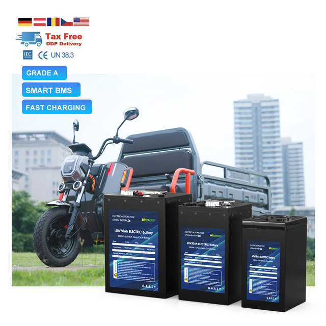 48V 60ah 72V Bicycle Lithium Ion Battery Pack 72V 20Ah 30Ah 40Ah 50Ah Electric Motorcycle Bike Battery LiFePO4 Battery