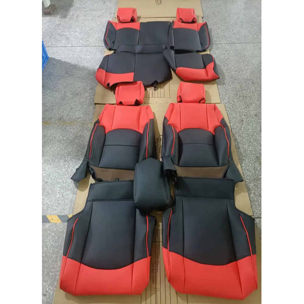 Customized All-Inclusive Risk-Free Mesh Fabric Nappa Skin Breathable Car Seat Cover For Ford Escort 2015-2020 2022 2023