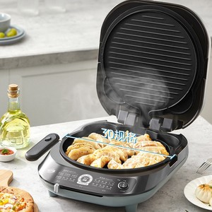 Plancha eléctrica Midea de 30 cm con calentamiento de doble cara, sartén antiadherente para desayunos y preparación de panqueques - Product Image 1