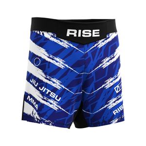 No Gi BJJ Shorts Non-Velcro Design Front and <b>Back</b> Waistband Branding <b>Patch</b> Quick Dry and Durable for Martial Arts Training - Product Image 4