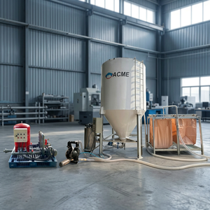 Máquina Deshidratadora de Lodos Industriales Directa de Fábrica con Sistema de Reciclaje de Agua con Silo de 7500L, Productividad de 30000 L/h, Potencia de 22KW - Product Image 1