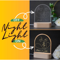 2025 Hot Sale Großhandel Esstisch Oval RGB geschnitzte leere Acryl platte Holz lampe LED-Sockel Holz LED-Lampe Sockel Tisch lampe