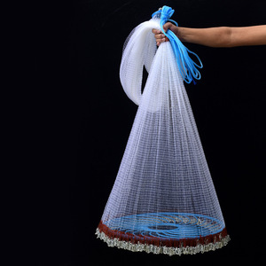 Red de Pesca de Monofilamento de Nailon de Alta Resistencia, Red de Lanzamiento Manual con Plomos <span class=keywords><strong>para</strong></span> Agua Salada y Dulce, Fácil de Lanzar - Product Image 5