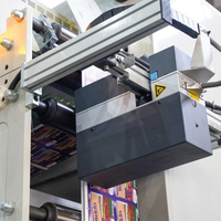 Machine d'impression flexographique RY320 à cinq couleurs pour l'impression de sacs en papier autocollants et de cartes d'étiquettes
