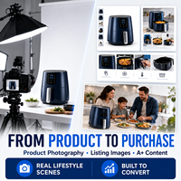 Servicio de Fotografía de Productos AMZ, Imágenes para Anuncios de Productos, Diseño Infográfico, Contenido A+, Producción de Video para Vendedores en Línea