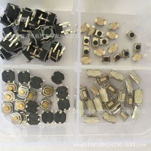 <b>Push</b> <b>Button</b> <b>Switches</b> Set Plastic Round Head PCB Terminal Mechanical Non Illuminated Various Types For Custom Assembly - Product Image 3