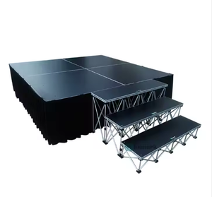 Plateforme de scène modulaire portable en aluminium ESI avec une capacité de charge de 500 kg pour les événements et les spectacles, installation rapide - Product Image 1