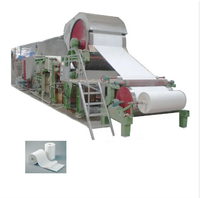 Machine de conversion automatique Machine de fabrication de papier hygiénique Mini pulpe de chanvre Tissu de bambou Machine de fabrication de papier hygiénique