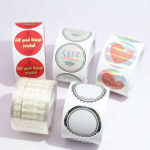 Etiquetas Adhesivas de Vinilo Resistentes al Calor y al Agua, Ecológicas y Personalizadas, Impresión UV, Rollo Duradero Resistente a los Rayos UV para Logotipos Personalizados - Product Image 1