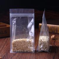 Sac d'emballage pour noix de cajou en plastique transparent de haute qualité, matériau écologique, fond carré épais, sac transparent à fond plat