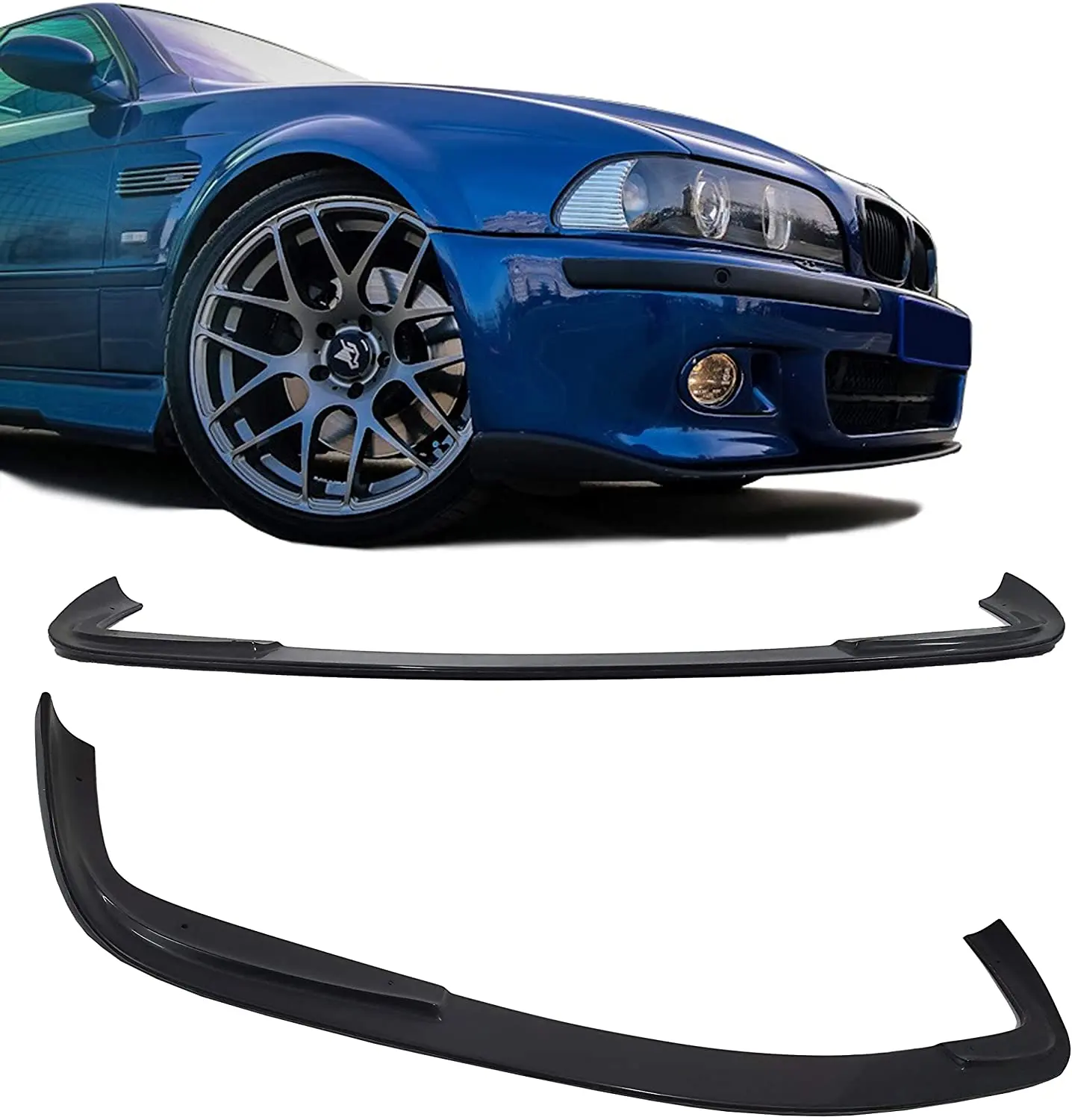 Divisor de labio de parachoques delantero de fabricación de marca DSE para BMW Serie 3 E46 1998 1999 2000 2001 2002 2003 2004 2005 2006 labio delantero N/M