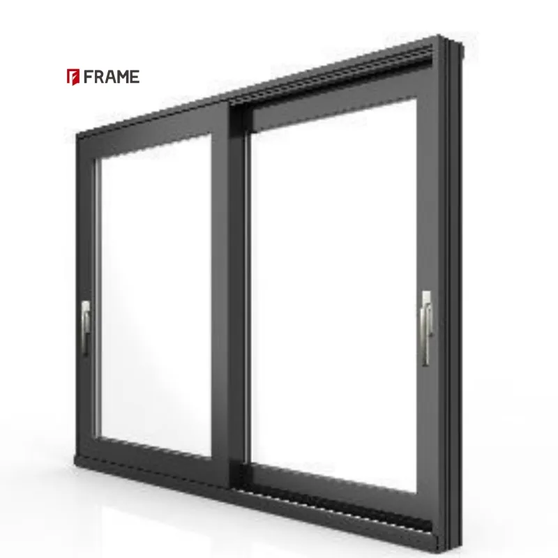 Nieuw Ontwerp Smalle Frame Schuiframen Aluminium Minimalismwide Field Vision Aluminium Glazen Ramen En Deuren Voor Raamkozijn