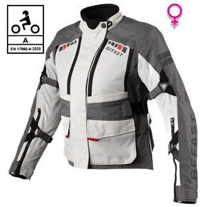 Chaqueta de moto para mujer Befast VALCHIRIA CE Certified LADY 3 capas Negro Gris M - Product Image 1