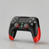 Pengontrol Game Nirkabel BT Joystick 3D Giroskop 6-Axis Lampu RGB Isi Ulang untuk Switch PC PS4
