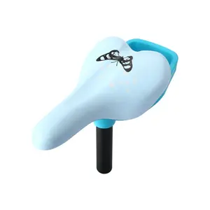 2024 New Kid Bike Saddle Integrated Base Protector And Handle Coordinate With Streamline Foam Shape Showing a Beautiful Look