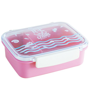 Customized Single Layer <b>Lunch</b> <b>Box</b> 301-500ML <b>Microwave</b> Safe Plastic Rectangle Bento <b>Box</b> For All - Product Image 2