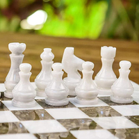 Échecs de haute qualité, nouveau design individuel, jeu de société haut de gamme, tuiles en marbre Wizard's Steeplechase pour enfants, options personnalisables