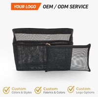 Organisateur de sac à main multi-compartiments OEM avec séparateurs, pochette de rangement intérieure en maille à accès rapide, couleur au choix, pour usage quotidien