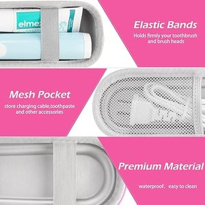 เคสแปรงสีฟันเดินทางสำหรับช่องปาก <span class=keywords><strong>b</strong></span>/<span class=keywords><strong>oral</strong></span>-<span class=keywords><strong>B</strong></span> Pro 1000 1500 5000 7000และ <span class=keywords><strong>Philips</strong></span> Sonicare 4100 1100 5300แปรงสีฟัน6100/IO - Product Image 3