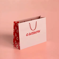 Bolsa de Compras de Papel Blanco con Asa, Personalizada con Logotipo de Marca, para Regalos, Joyería y Ropa de Lujo, Venta al Por Mayor