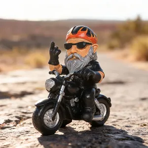 摩托车骑手雕塑树脂时尚小摆件家居装饰卧室书房电脑桌桌面配件 - Product Image 2