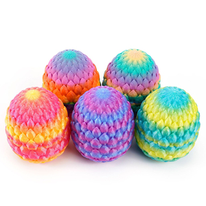 Vashine 3D <span class=keywords><strong>in</strong></span> thân thiện đầy màu sắc PLA pha lê rồng trứng đặt Doanh di chuyển cho trẻ em động vật rồng sáng tạo khủng long Quà Tặng - Product Image 3