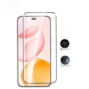 Protector de Pantalla de Vidrio Templado Transparente Curvo para <span class=keywords><strong>Honor</strong></span> 400 Pro, con Pegamento Lateral, Privacidad, Anti Luz Azul, para Huawei Pura 80 70 Pro Ultra - Product Image 1