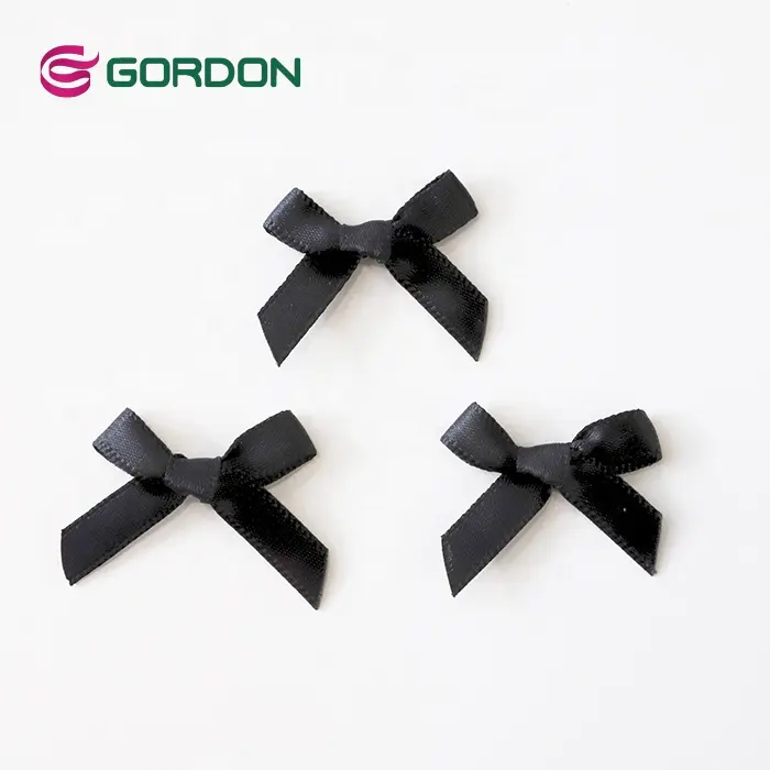Gordon Ribbons Sweet Cute 196 Colors Mini Satin Ribbon Bows For Underwear Bra Lingerie Garment Decoration