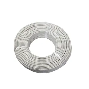 Cable trenzado de fibra de vidrio de Mica personalizado de fábrica Cable resistente al calor de fuego de alta temperatura trenzado GN500